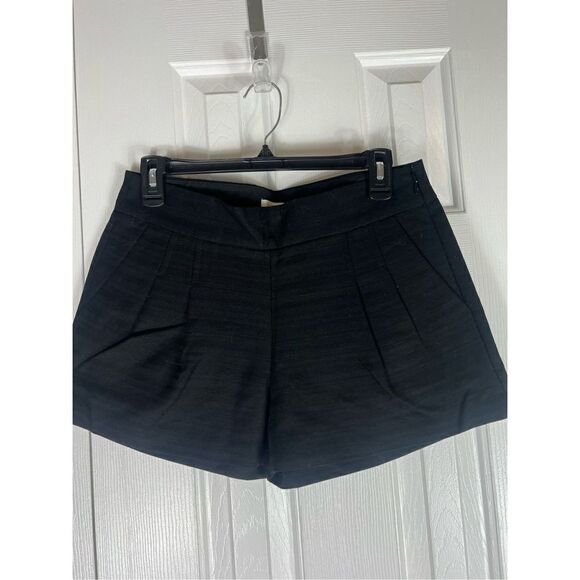 NWT Jcrew Womens Black Linen Shorts Size 2 - Picture 1 of 4